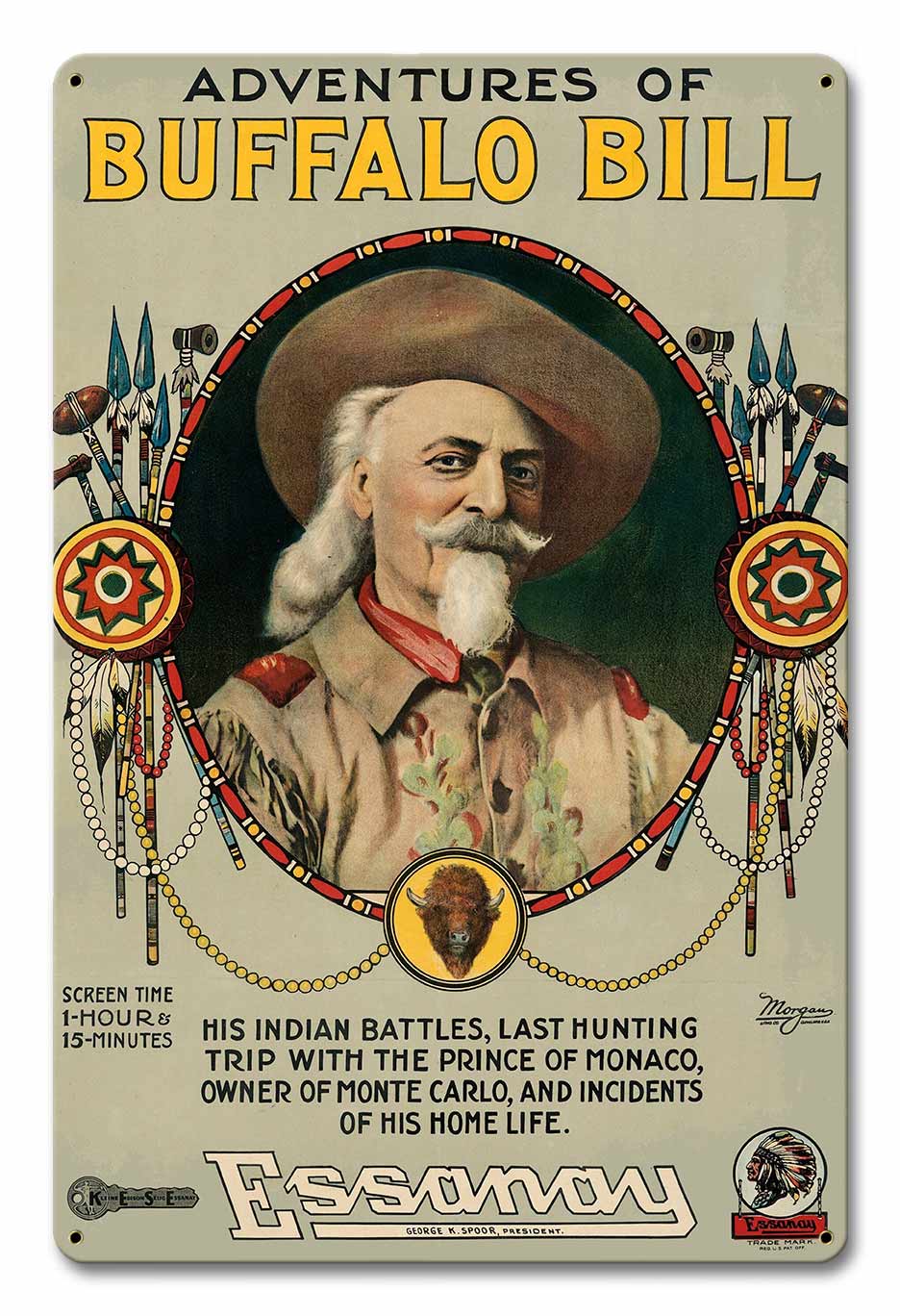 ADVENTURES OF BUFFALO BILL 12 x 18