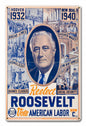 REELECT ROOSEVELT 12 x 18