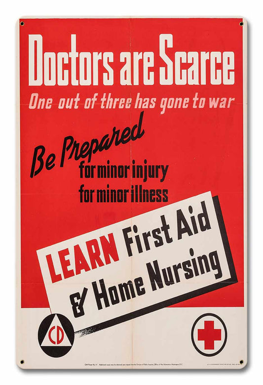 DOCTORS ARE SCARCE 12 x 18