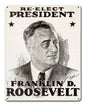 REELECT ROOSEVELT 1936 12 x 15