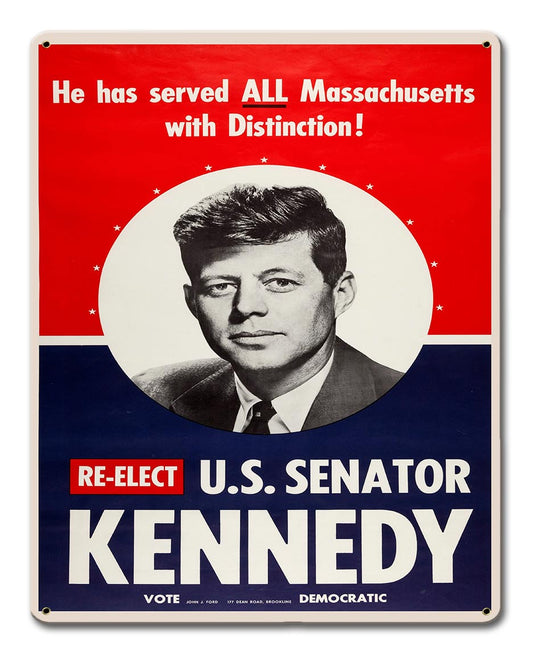 REELECT KENNEDY 1958 12 x 15
