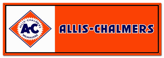 ALLIS CHALMERS ORANGE 36 x 12
