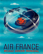 AIR FRANCE BLUE 12 x 15