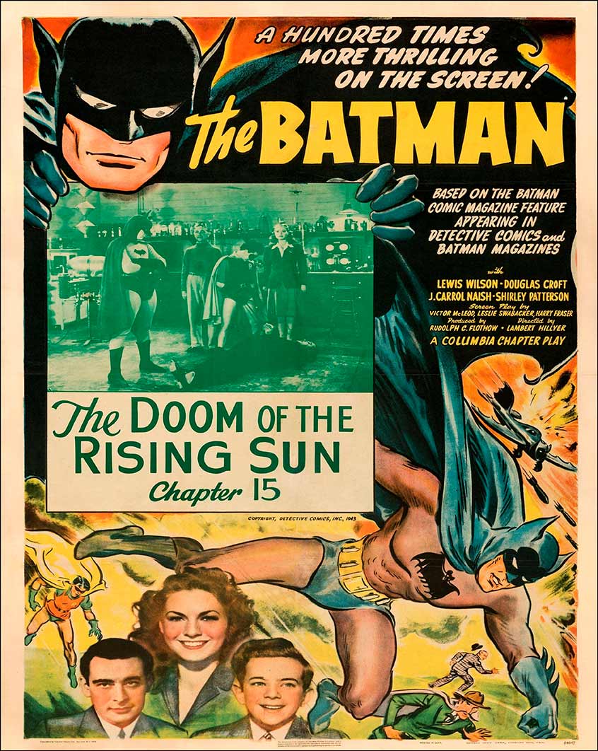 BATMAN DOOM OF THE RISING SUN 12 x 15