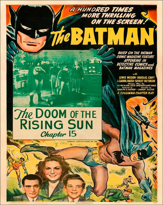 BATMAN DOOM OF THE RISING SUN 12 x 15