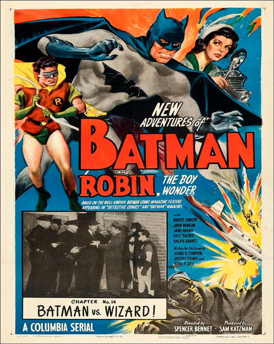 BATMAN VS WIZARD 12 x 15