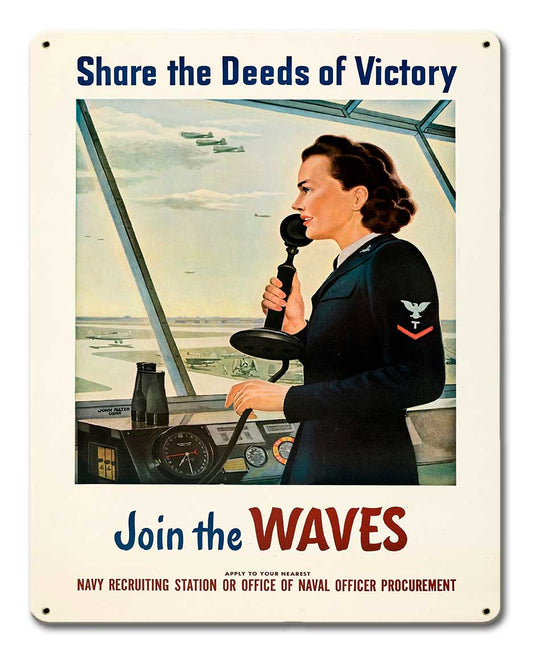 JOIN THE WAVES 12 x 15
