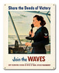 JOIN THE WAVES 12 x 15