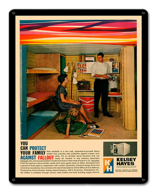 KELSEY HAYES FALLOUT SHELTER 12 x 15
