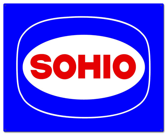 SOHIO BLUE 30 x 24