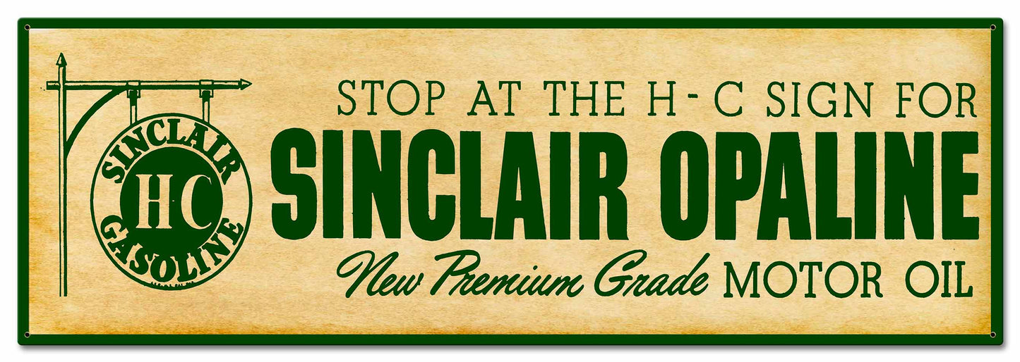 1946 SINCLAIR MOTOR OIL 36 x 12