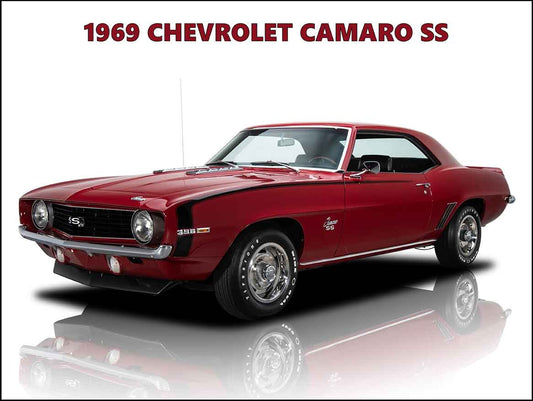 1969 CHEVROLET CAMARO SS 16 x 12