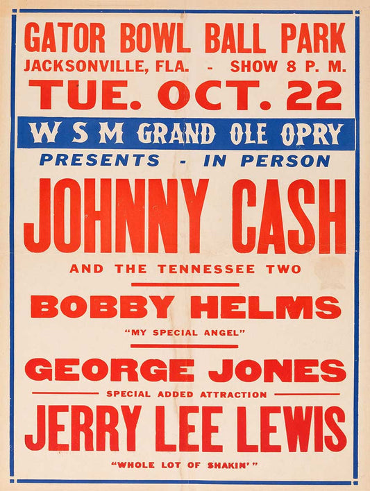 1957 JOHNNY CASH 12 x 16