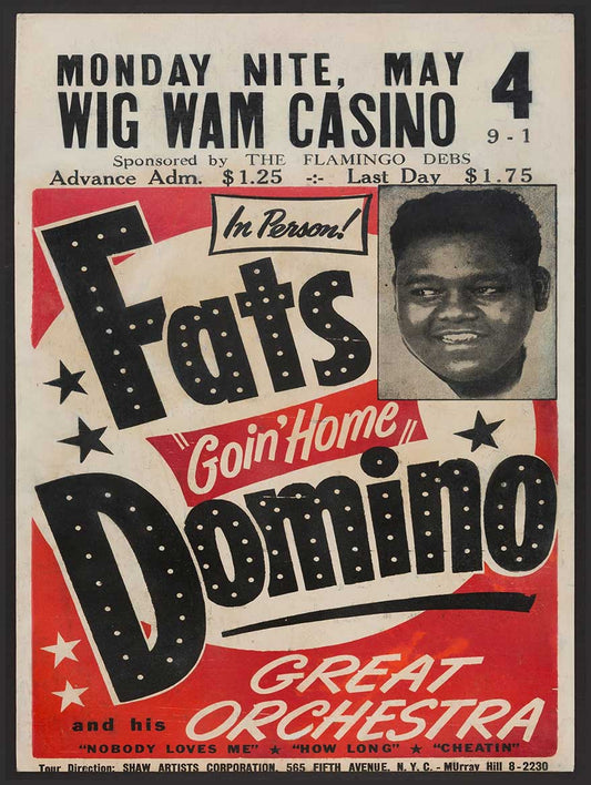 1953 FATS DOMINO 12 x 16