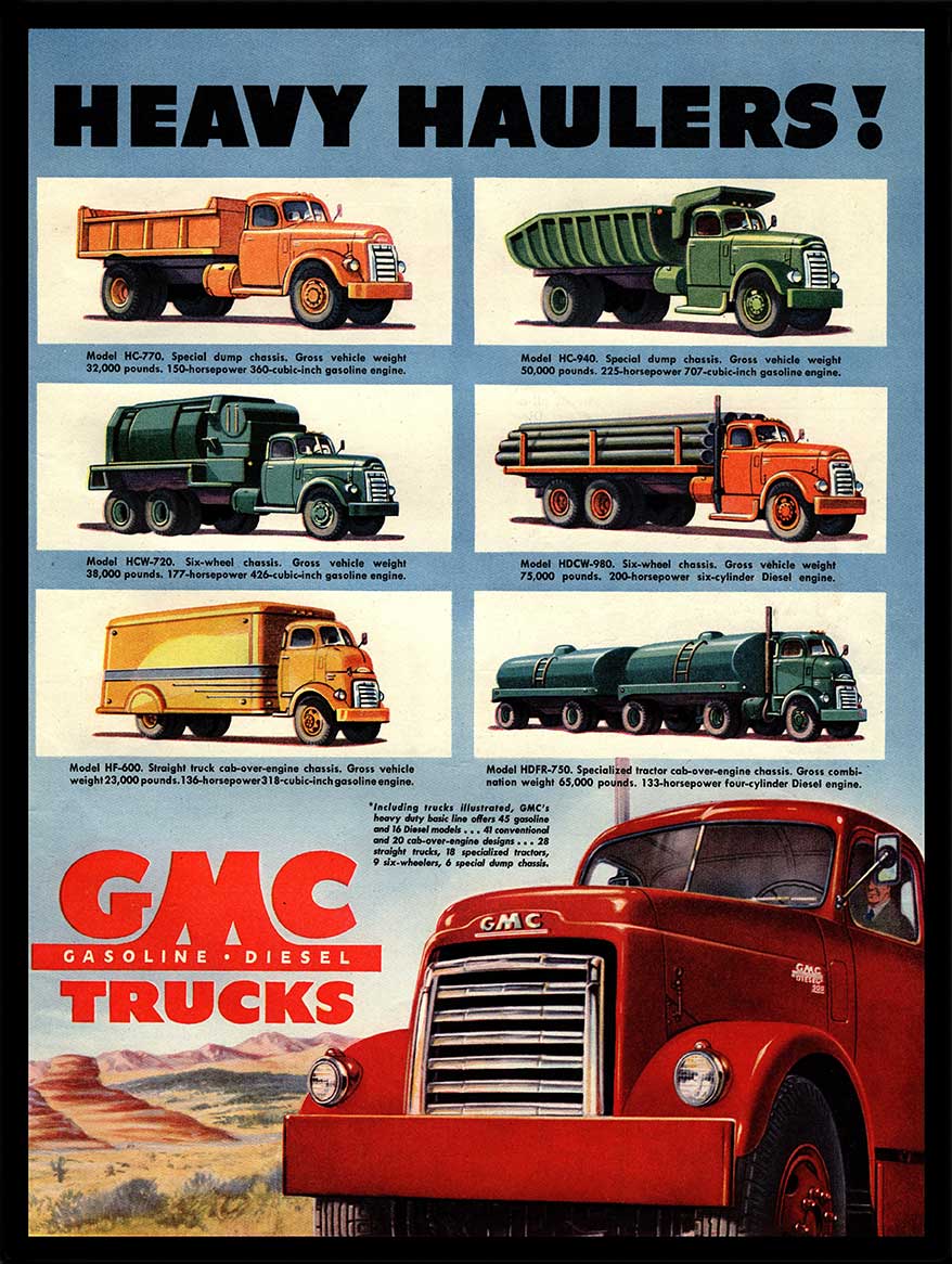 1949 GMC TRUCKS 88 12 x 16
