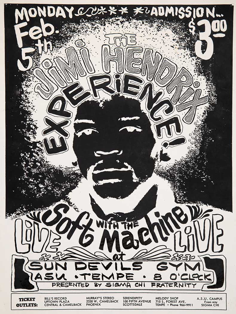 1968 HENDRIX AZ 12 x 16