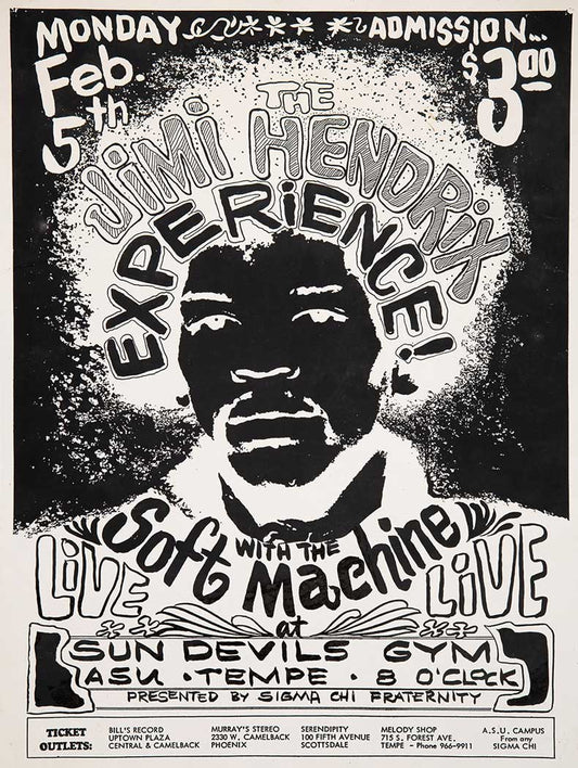 1968 HENDRIX AZ 12 x 16