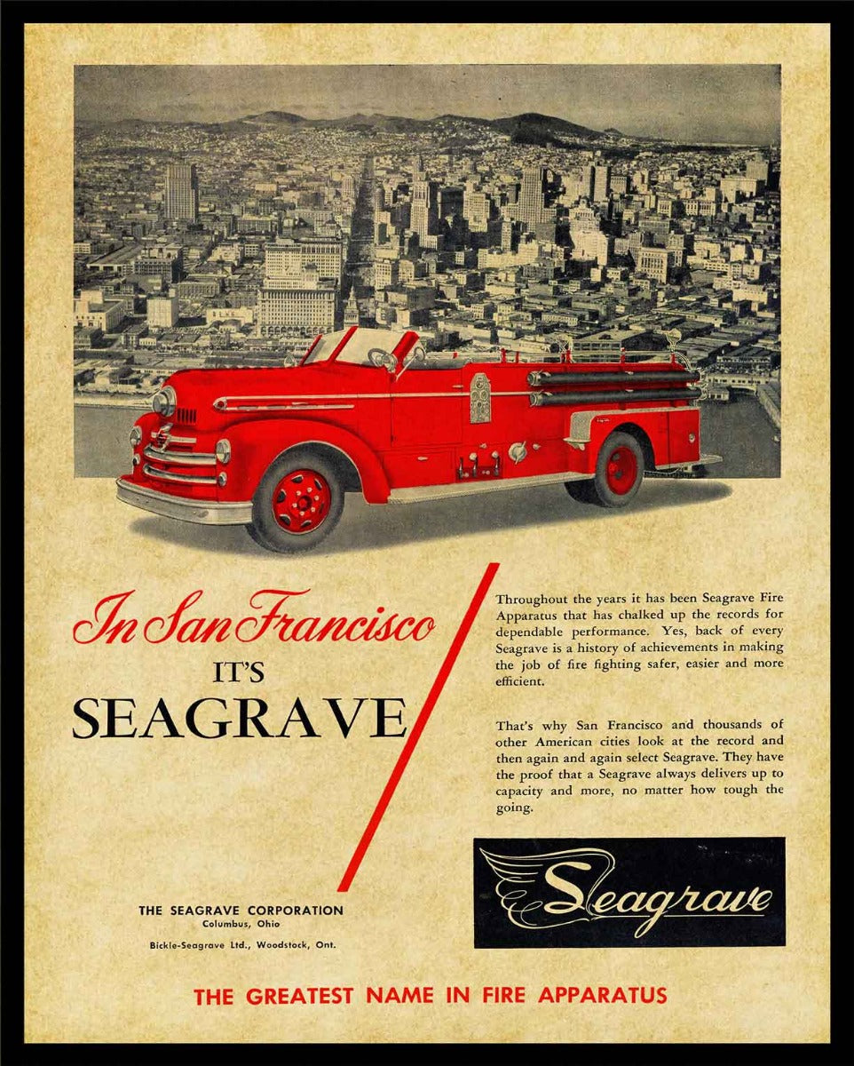 XRAY 1952 SEAGRAVE 14 24 x 30
