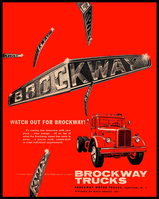 BROCKWAY TRUCKS 24 x 30