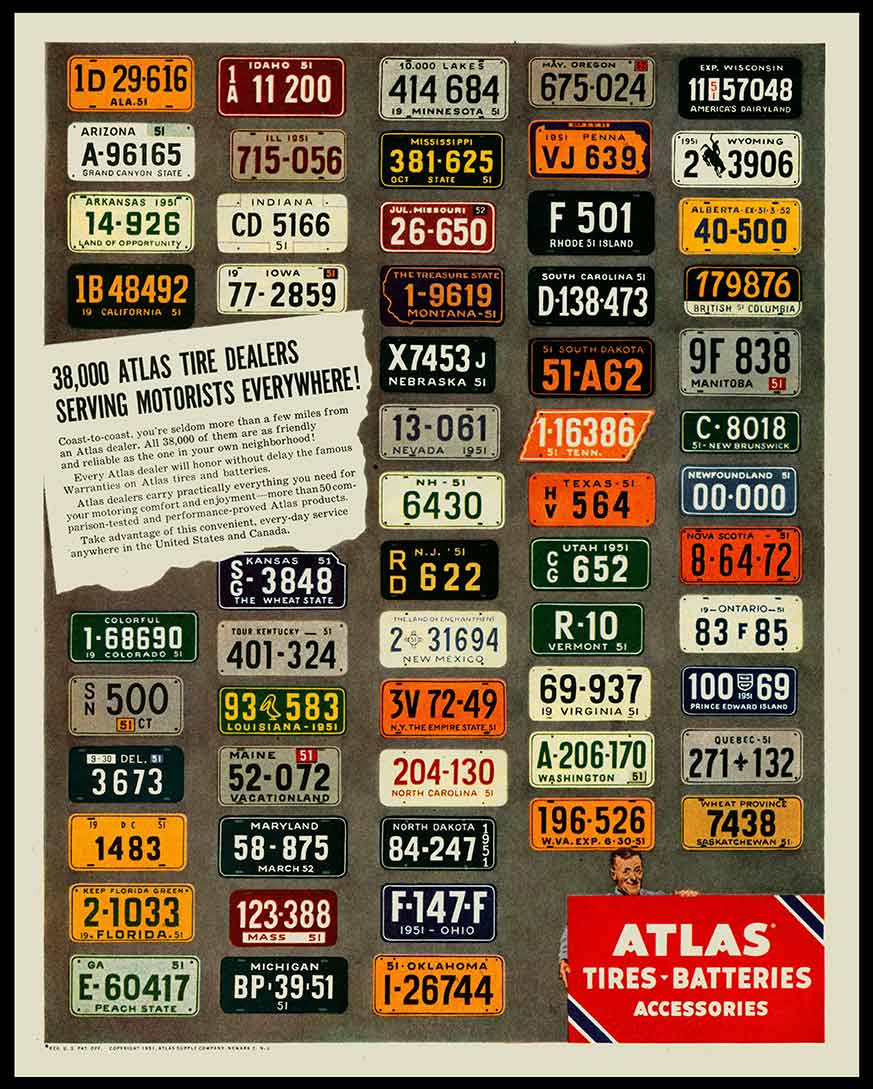 ATLAS TIRES PLATES 24 x 30