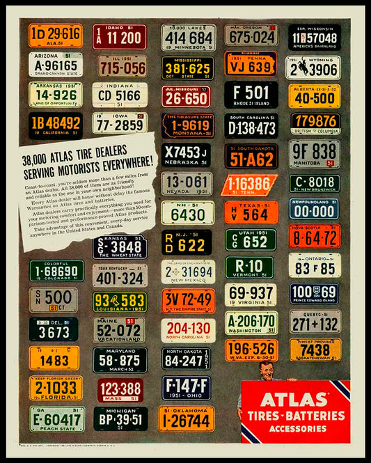 ATLAS TIRES PLATES 24 x 30