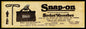 1922 SNAP ON MARQUEE 36 x 12