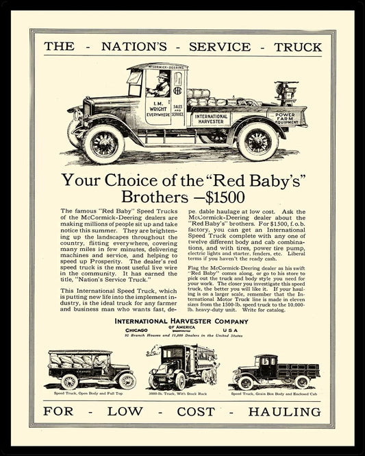 IH TRUCK 21 24 x 30