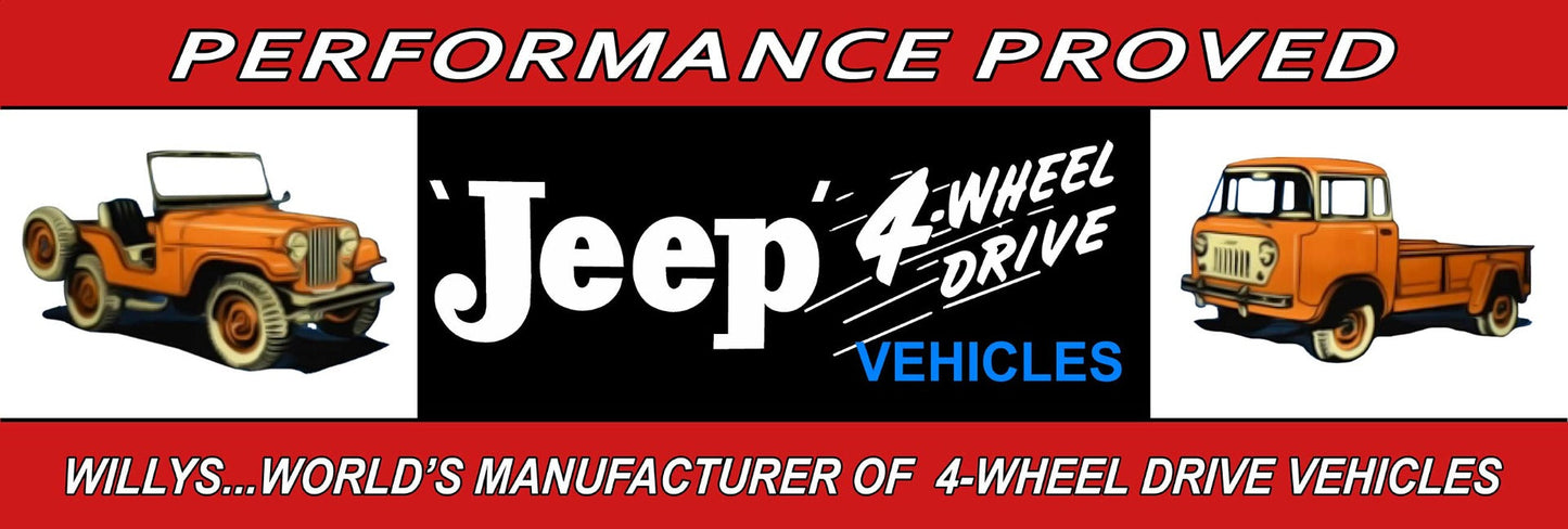 JEEP PERFORMANCE 36 x 12