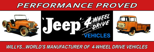 JEEP PERFORMANCE 36 x 12