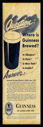 1938 GUINNESS 12 x 36