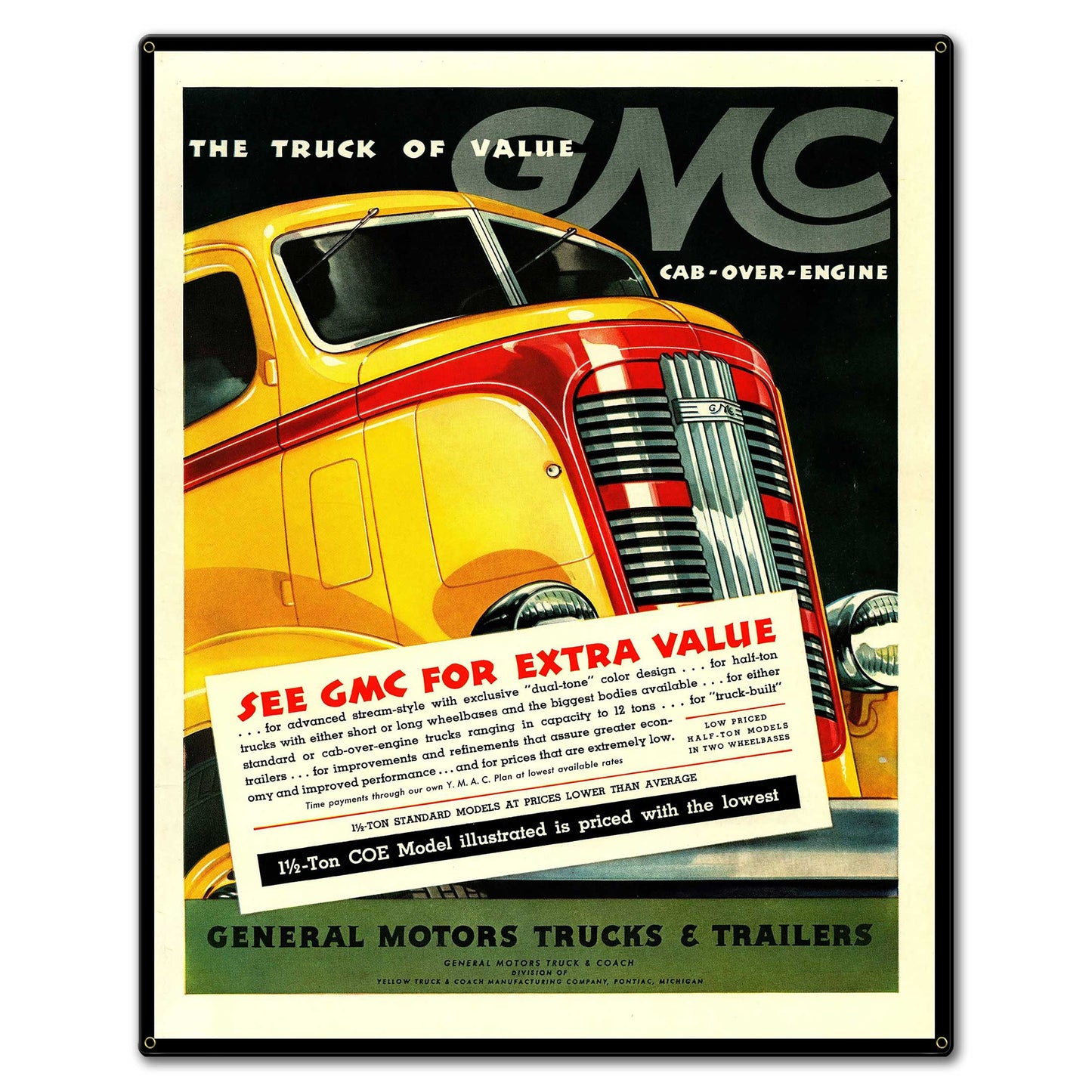 GMC TRUCKS 24 x 30