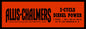 ALLI CHALMERS 2 CYCLE DIESEL POWER 36 x 12