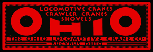 OHIO LOCOMOTIVE CRANE 36 x 12