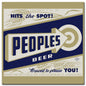 PEOPLES BEER 28 x 28