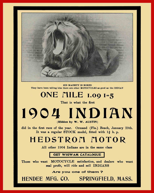 YANKEE 1904 INDIAN RED 24 x 30