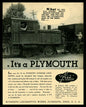 PLYMOUTH LOCOMOTIVE 24 x 30