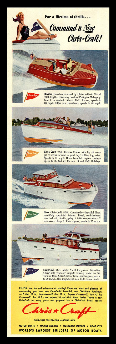 CHRIS CRAFT 12 x 36