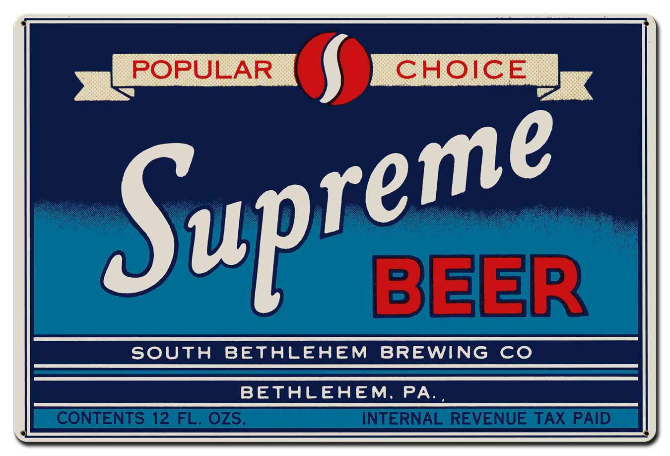 SUPREME BEER 36 x 24