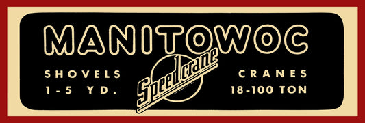 1952 MANITOWOC LONG RED 36 x 12