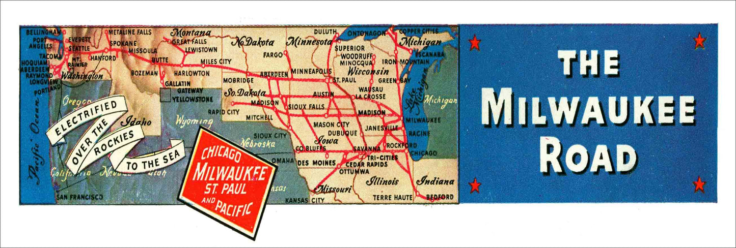 MILWAUKEE ROAD 36 x 12