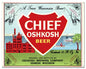 CHIEF OSHKOSH BEER 30 x 24