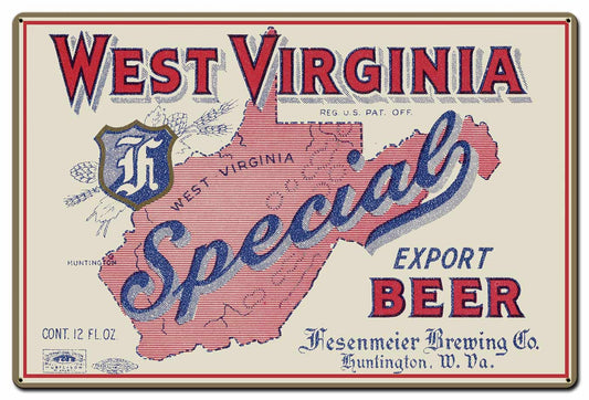 WEST VIRGINIA SPECIAL EXPORT 36 x 24