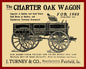 VICTOR 1905 CHARTER OAK WAGON RED 30 x 24