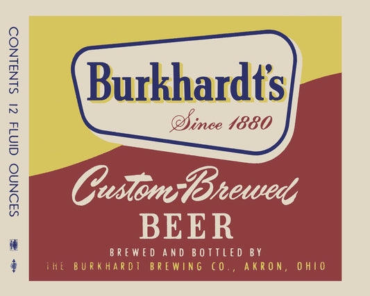 BURKHARDTS CUSTOM BREWED 30 x 24