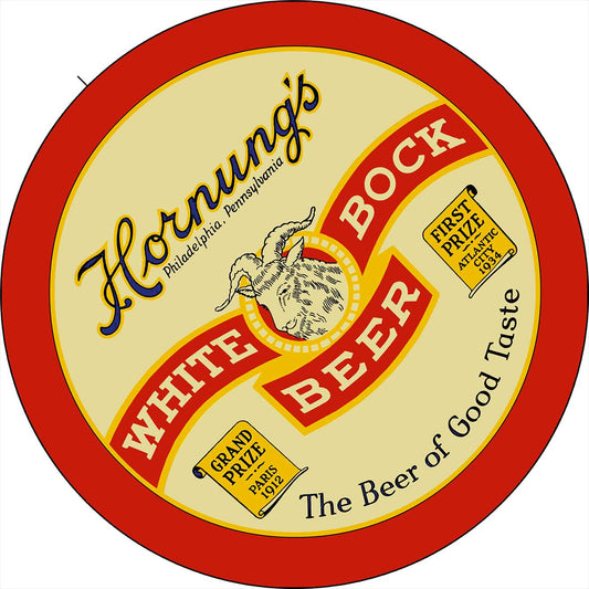 HORNUNGS WHITE BOCK BEER 18 x 18
