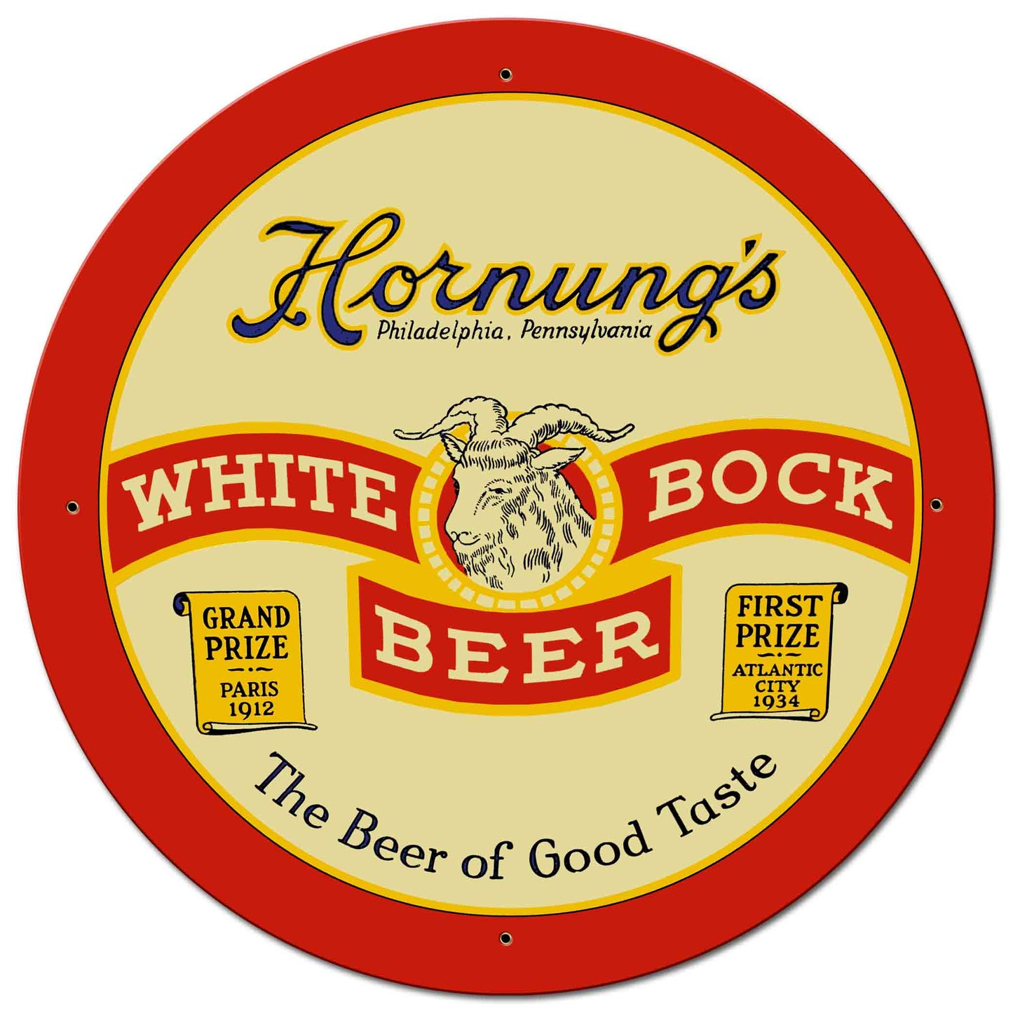 HORNUNGS WHITE BOCK BEER 28 x 28