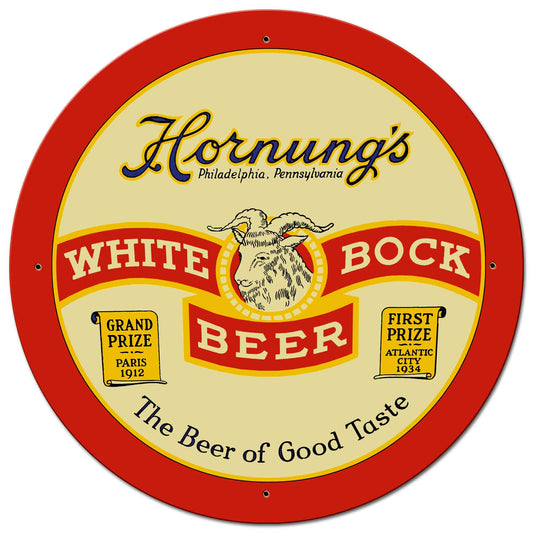HORNUNGS WHITE BOCK BEER 28 x 28