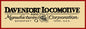 1928 DAVENPORT MARQUEE RED 36 x 12