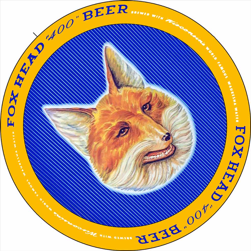 FOX HEAD 400 BEER 18 x 18