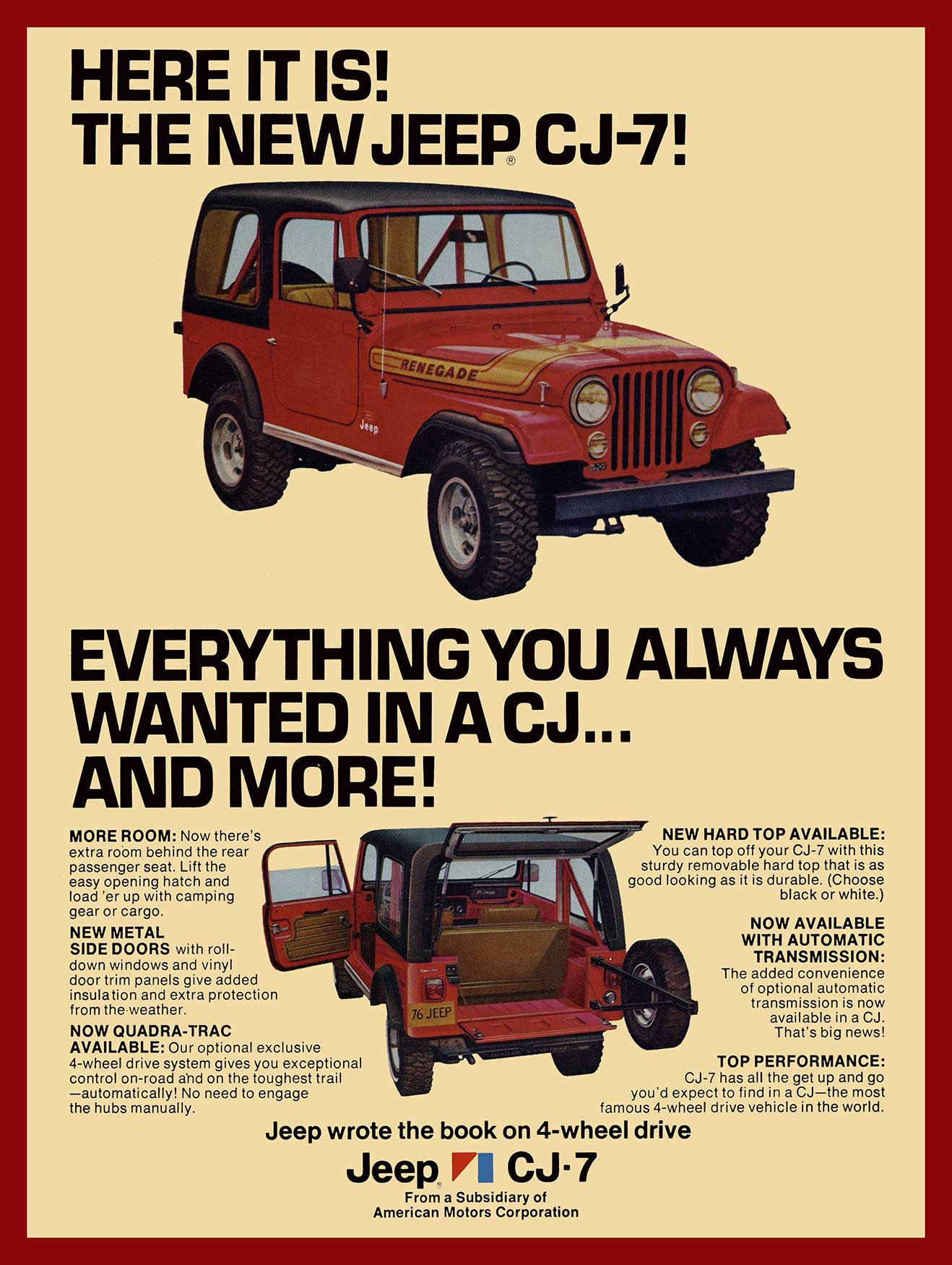 1975 JEEP RES 18 x 24